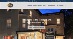 Desktop Screenshot of jeffersoninnsouthernpines.com